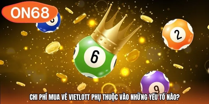 Chi phí mua vé Vietlott phụ thuộc vào những yếu tố nào?