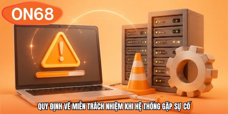 Quy định về miễn trách nhiệm khi hệ thống gặp sự cố